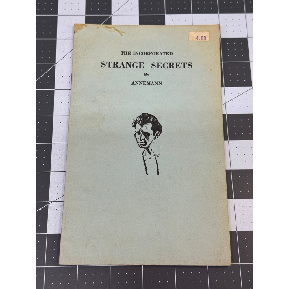 D. Robbins Strange Secrets Annemann Magic Book 1983 Blue Good Card Tricks